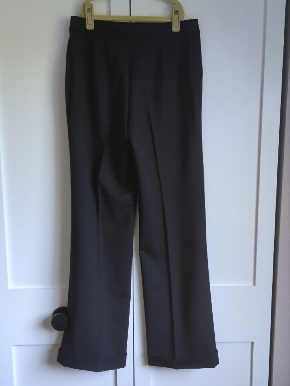 Lauren Ralph Lauren NWT Wool Blend Cuffed Trousers Dress Pants Black Size 4 - Picture 6 of 6